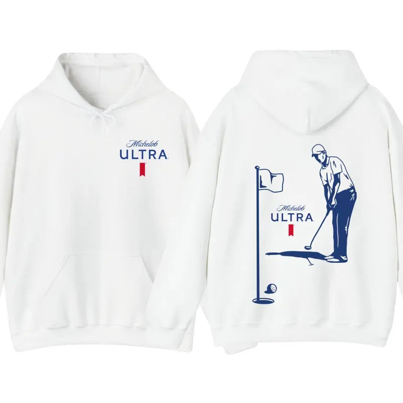 Michelob Ultra Golfing 2 Side Choose Your Genders - Adult & Kids T-Shirts, Sweatshirts & Hoodies apparel design preview 1