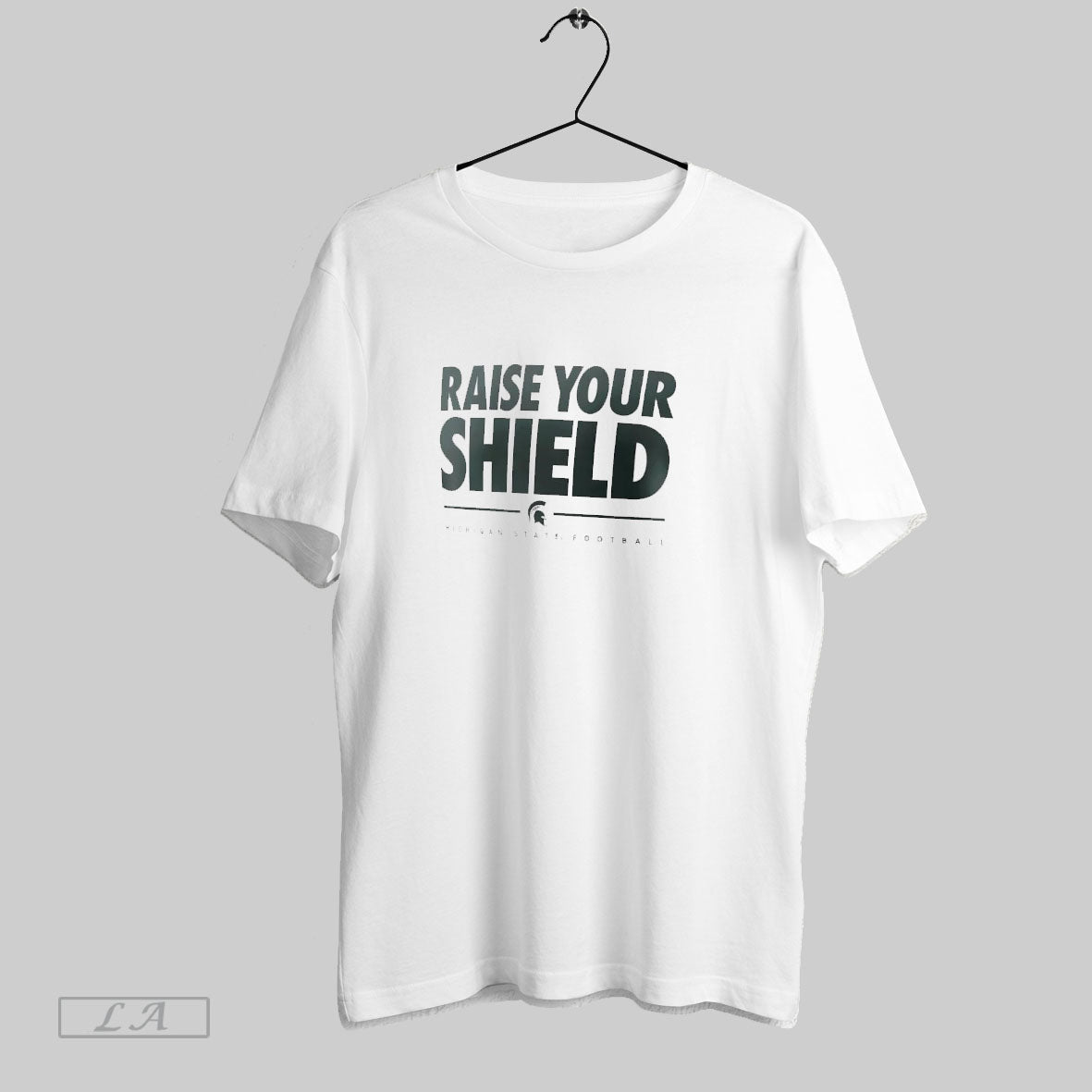 Michigan State Spartans 2025 Raise Your Shield - Adult & Kids T-Shirts, Sweatshirts & Hoodies apparel design preview 1