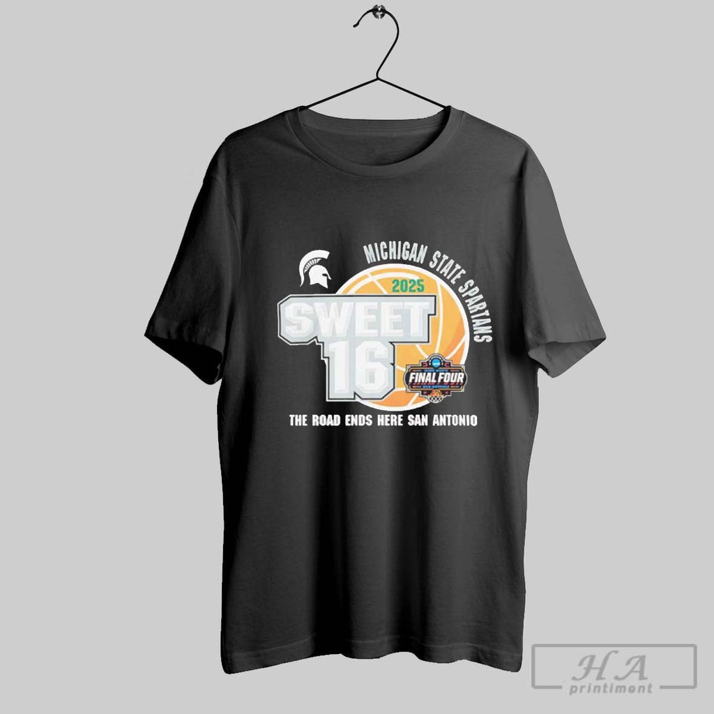 Michigan State Spartans Sweet 16 Ncaa Tournament The - Adult & Kids T-Shirts, Sweatshirts & Hoodies apparel design preview 1