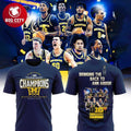Michigan Wolverines Basketball Big Ten Tournament - Adult & Kids T-Shirts, Sweatshirts & Hoodies apparel design preview 1