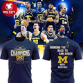 Michigan Wolverines Big10 Tournament 2026 Champions - Adult & Kids T-Shirts, Sweatshirts & Hoodies apparel design preview 1