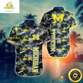 Michigan Wolverines Hawaiian Beach Pattern Summer - Adult & Kids T-Shirts, Sweatshirts & Hoodies apparel design preview 1
