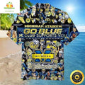 Michigan Wolverines Hawaiian Stadium Go Blue Club - Adult & Kids T-Shirts, Sweatshirts & Hoodies apparel design preview 1