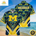 Michigan Wolverines Hawaiian Summer Beach Gift - Adult & Kids T-Shirts, Sweatshirts & Hoodies apparel design preview 1