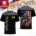 Michigan Wolverines NCAA We The People Two Sided - Adult & Kids T-Shirts, Sweatshirts & Hoodies apparel design preview 1