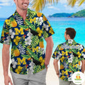 Personalized Michigan Wolverines Tropical Hawaiian - Adult & Kids T-Shirts, Sweatshirts & Hoodies apparel design preview 1