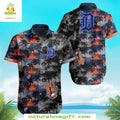 Detroit Tigers Hawaiian Midnight Palm Stylish - Adult & Kids T-Shirts, Sweatshirts & Hoodies apparel design preview 1