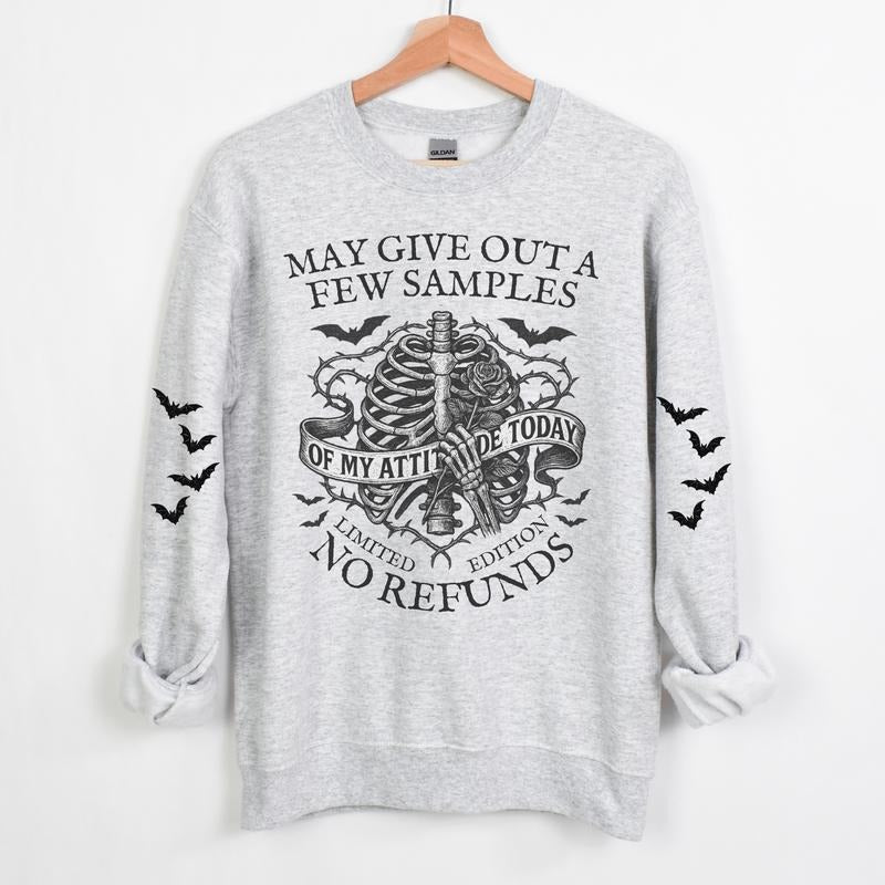 Might Give Our Few Samples Skull Alternative Emo - Adult & Kids T-Shirts, Sweatshirts & Hoodies apparel design preview 1