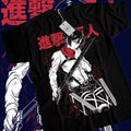 Mikasa Attack Titan Shingeki No Kyojin Anime AOT All - Adult & Kids T-Shirts, Sweatshirts & Hoodies apparel design preview 1