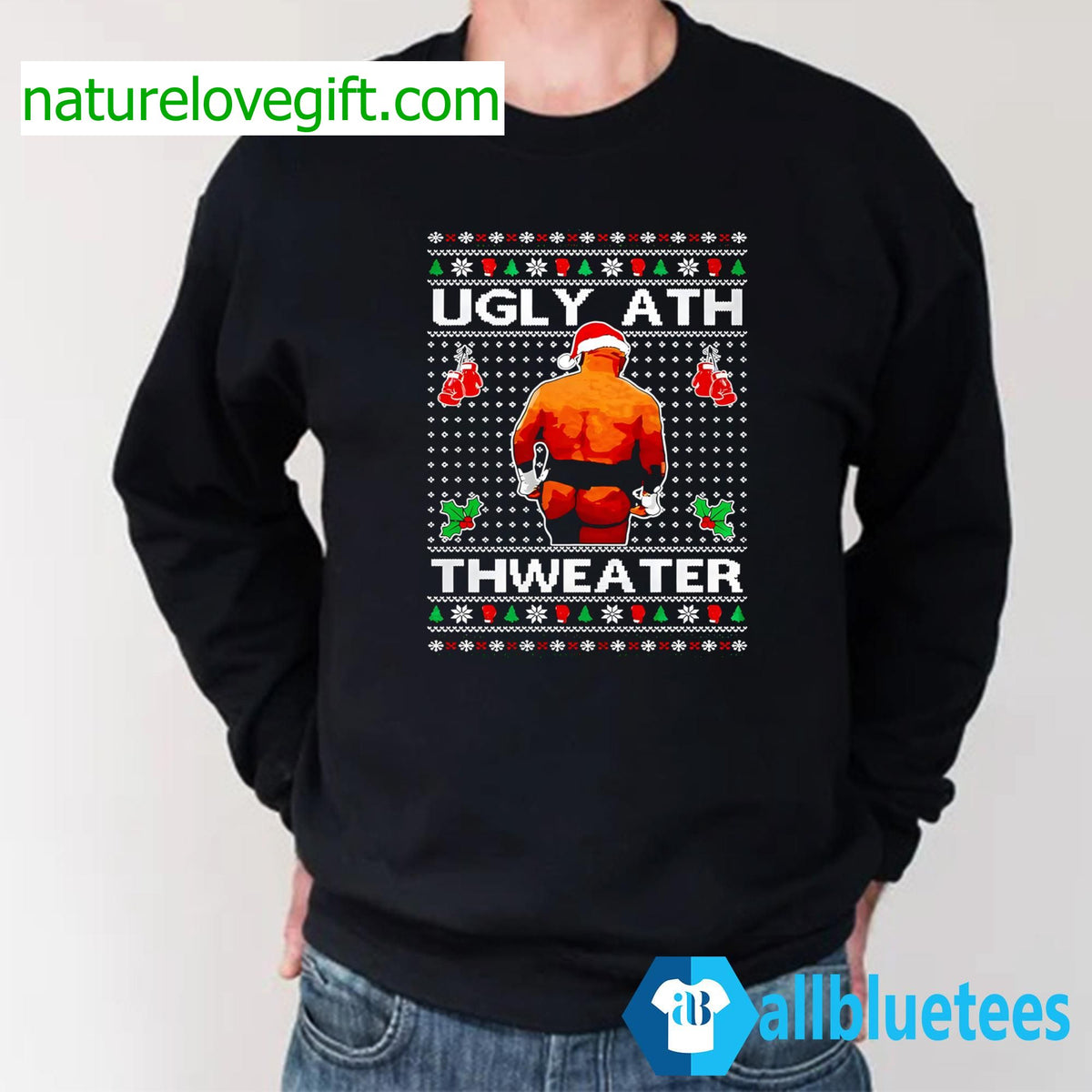 Mike Tyson Ugly Ath Thweater Ugly Christmas Sweater - Holiday Gift product image