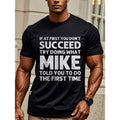 Mike'S Advice" Funny Cotton Moisture Wicking Crew - Adult & Kids T-Shirts, Sweatshirts & Hoodies apparel design preview 1