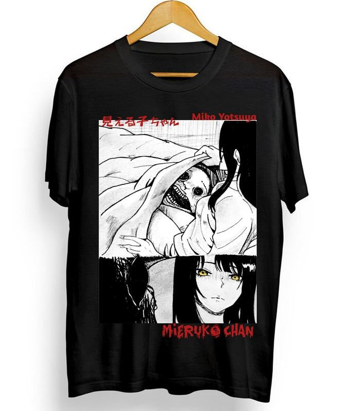 Miko Yotsuya Mieruko Chan New S 4XL Ghost Manga Mier - Adult & Kids T-Shirts, Sweatshirts & Hoodies apparel design preview 1