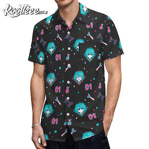 Miku Hatsune Hawaiian - Adult & Kids T-Shirts, Sweatshirts & Hoodies apparel design preview 1