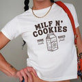 Milf N Cookies Baby Stay Home Vintage 90s Top - Adult & Kids T-Shirts, Sweatshirts & Hoodies apparel design preview 1