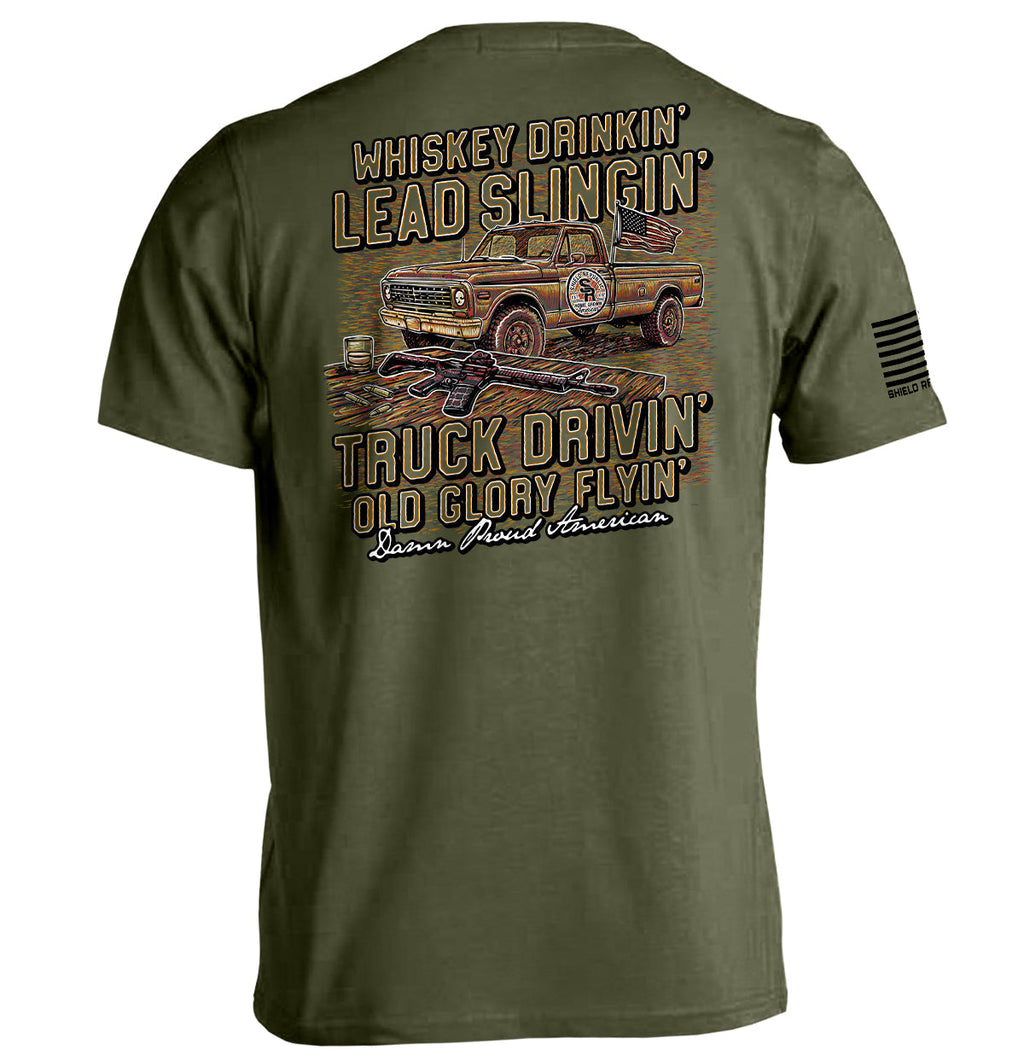 Damn Proud American - Adult & Kids T-Shirts, Sweatshirts & Hoodies apparel design preview 1