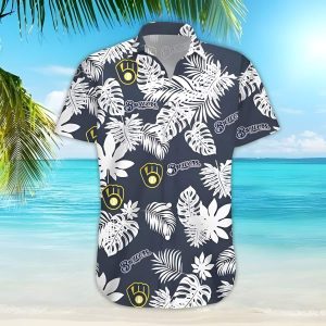 Milwaukee Brewers Aloha For Summer Lovers Hawaiian - Adult & Kids T-Shirts, Sweatshirts & Hoodies apparel design preview 1