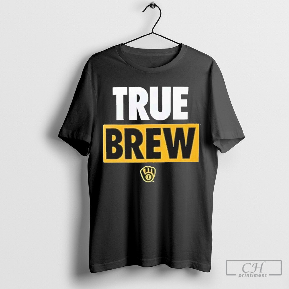 Milwaukee Brewers Baseball True Brew Logo - Adult & Kids T-Shirts, Sweatshirts & Hoodies apparel design preview 1