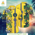 Milwaukee Brewers Hawaiian Citrus Grove Yellow Leaf - Adult & Kids T-Shirts, Sweatshirts & Hoodies apparel design preview 1