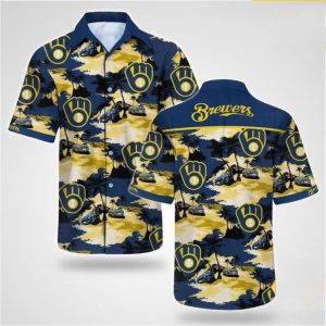 Milwaukee Brewers Floral Short Sleeve Trending - Adult & Kids T-Shirts, Sweatshirts & Hoodies apparel design preview 1
