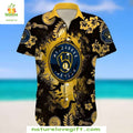 Milwaukee Brewers Hawaiian Ocean Floral MLB Baseball - Adult & Kids T-Shirts, Sweatshirts & Hoodies apparel design preview 1