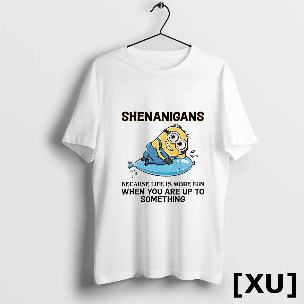 Minion Shenanigans Because Life Is More Fun When You - Adult & Kids T-Shirts, Sweatshirts & Hoodies apparel design preview 1