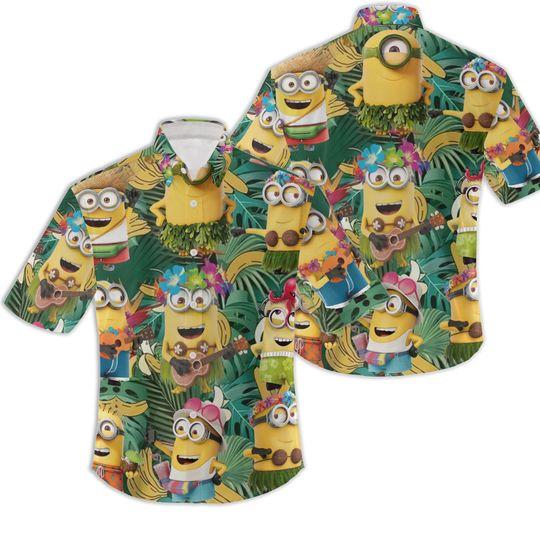 Minions hawaiian gift for family and friend 2710514 - Adult & Kids T-Shirts, Sweatshirts & Hoodies apparel design preview 1