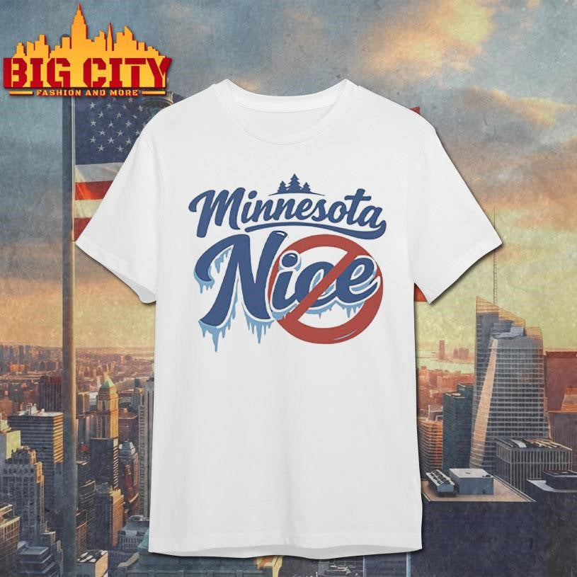 Minnesota Nice Anti ICE - Adult & Kids T-Shirts, Sweatshirts & Hoodies apparel design preview 1