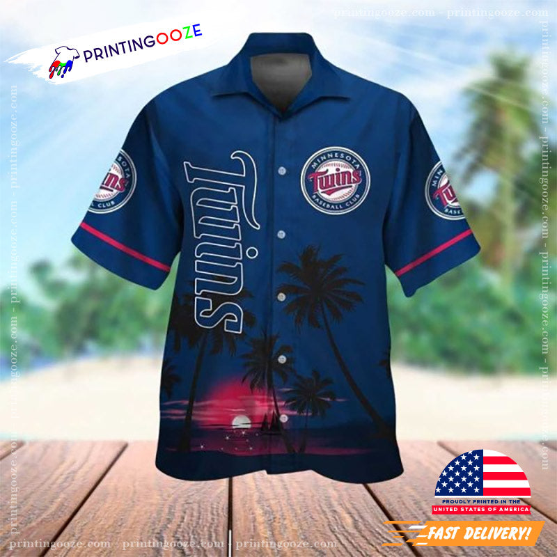 Minnesota Twins Baseball Club Hawaiian - Adult & Kids T-Shirts, Sweatshirts & Hoodies apparel design preview 1