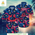 Minnesota Twins Hawaiian Floral Elegance MLB Baseball - Adult & Kids T-Shirts, Sweatshirts & Hoodies apparel design preview 1