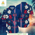 Minnesota Twins MLB Hawaiian Floral Stripe Baseball - Adult & Kids T-Shirts, Sweatshirts & Hoodies apparel design preview 1