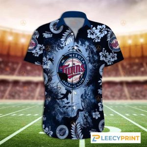 Minnesota Twins MLB Baseball Club Best Hawaiian - Adult & Kids T-Shirts, Sweatshirts & Hoodies apparel design preview 1