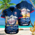 Minnesota Twins MLB Team Custom Name Hawaiian - Adult & Kids T-Shirts, Sweatshirts & Hoodies apparel design preview 1