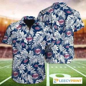 Minnesota Twins MLB Tropical Cool Hawaiian - Adult & Kids T-Shirts, Sweatshirts & Hoodies apparel design preview 1