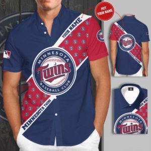 Minnesota Twins Short Sleeve Beach Trendy Hawaiian - Adult & Kids T-Shirts, Sweatshirts & Hoodies apparel design preview 1