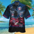 Minnesota Twins Short Sleeve Button Up Tropical Aloha - Adult & Kids T-Shirts, Sweatshirts & Hoodies apparel design preview 1