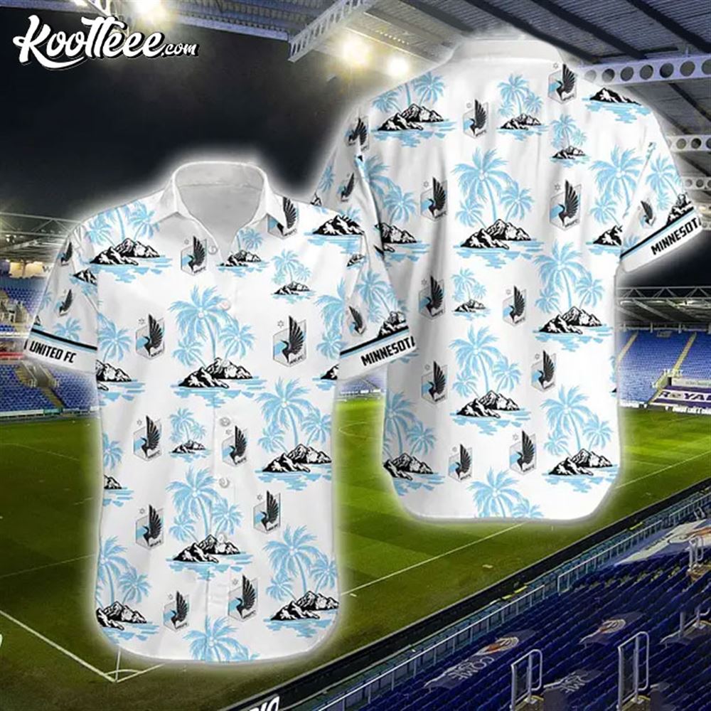 Minnesota United FC MLS Coconut Tree Hawaiian - Adult & Kids T-Shirts, Sweatshirts & Hoodies apparel design preview 1