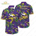 Minnesota Vikings Floral Painting Hawaiian Summer - Adult & Kids T-Shirts, Sweatshirts & Hoodies apparel design preview 1