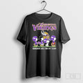 Minnesota Vikings X The Peanuts Walking Sundays Are - Adult & Kids T-Shirts, Sweatshirts & Hoodies apparel design preview 1