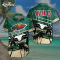 Minnesota Wild Father's Day Hawaiian - Adult & Kids T-Shirts, Sweatshirts & Hoodies apparel design preview 1