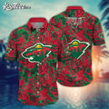 Minnesota Wild NHL Hawaiian - Adult & Kids T-Shirts, Sweatshirts & Hoodies apparel design preview 1