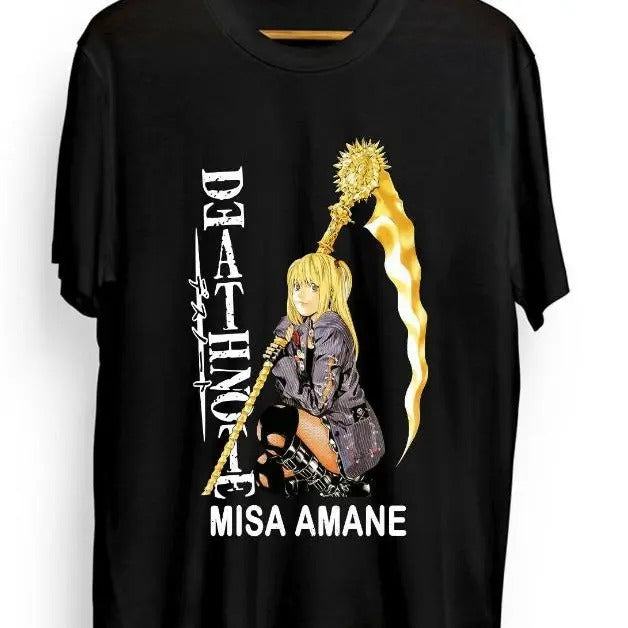 Misa Amane Death Note L New 2022 Anime Size S - Adult & Kids T-Shirts, Sweatshirts & Hoodies apparel design preview 1