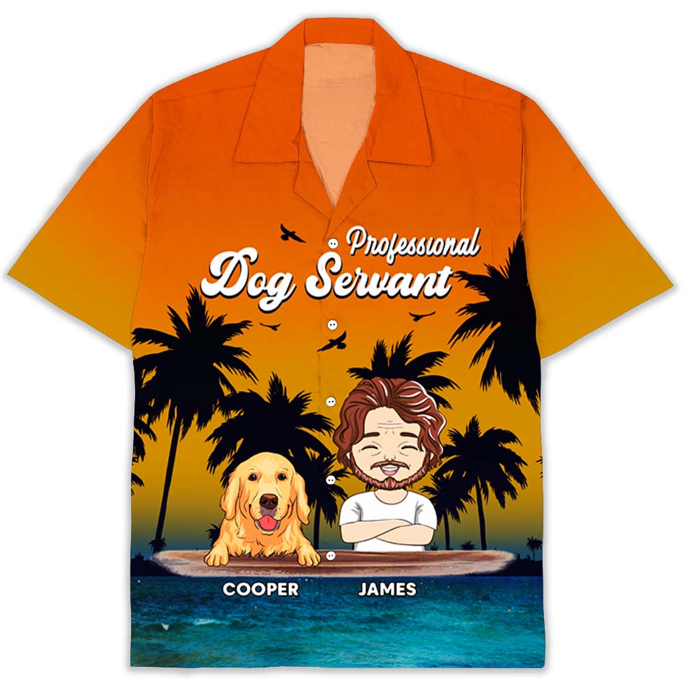 Dog Servant Personalized Custom Hawaiian - Adult & Kids T-Shirts, Sweatshirts & Hoodies apparel design preview 1