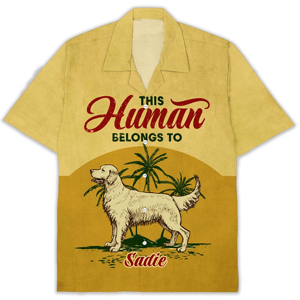 Vintage Human Belongs Personalized Custom Hawaiian - Adult & Kids T-Shirts, Sweatshirts & Hoodies apparel design preview 1