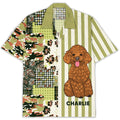 Dog Stripes Personalized Custom Hawaiian - Adult & Kids T-Shirts, Sweatshirts & Hoodies apparel design preview 1