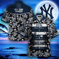 Mlb New York Yankees Hawaiian Baseball Gift For Beach - Adult & Kids T-Shirts, Sweatshirts & Hoodies apparel design preview 1