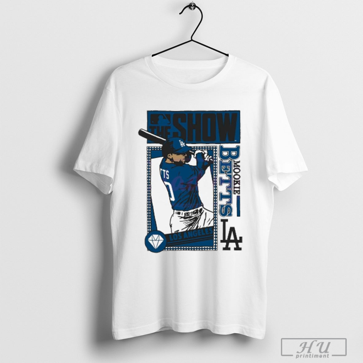 Mlb The Show Los Angeles Dodgers Mookie Betts 2025 - Adult & Kids T-Shirts, Sweatshirts & Hoodies apparel design preview 1