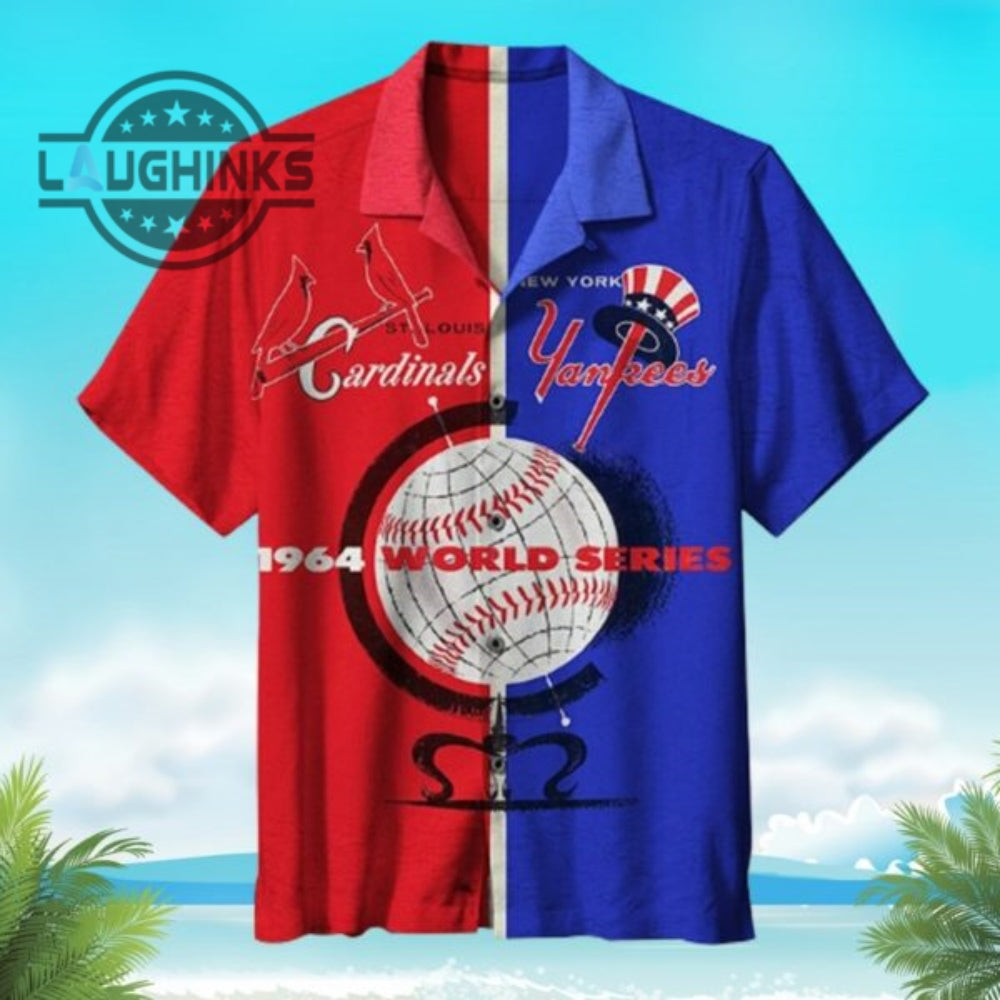 Mlb Yankees St Louis Cardinals Hawaiian Gift For Fans - Adult & Kids T-Shirts, Sweatshirts & Hoodies apparel design preview 1