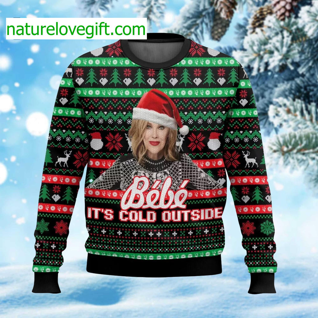 Moira Rose Bebe It Cold Outside Ugly Christmas Sweater - Holiday Gift product image