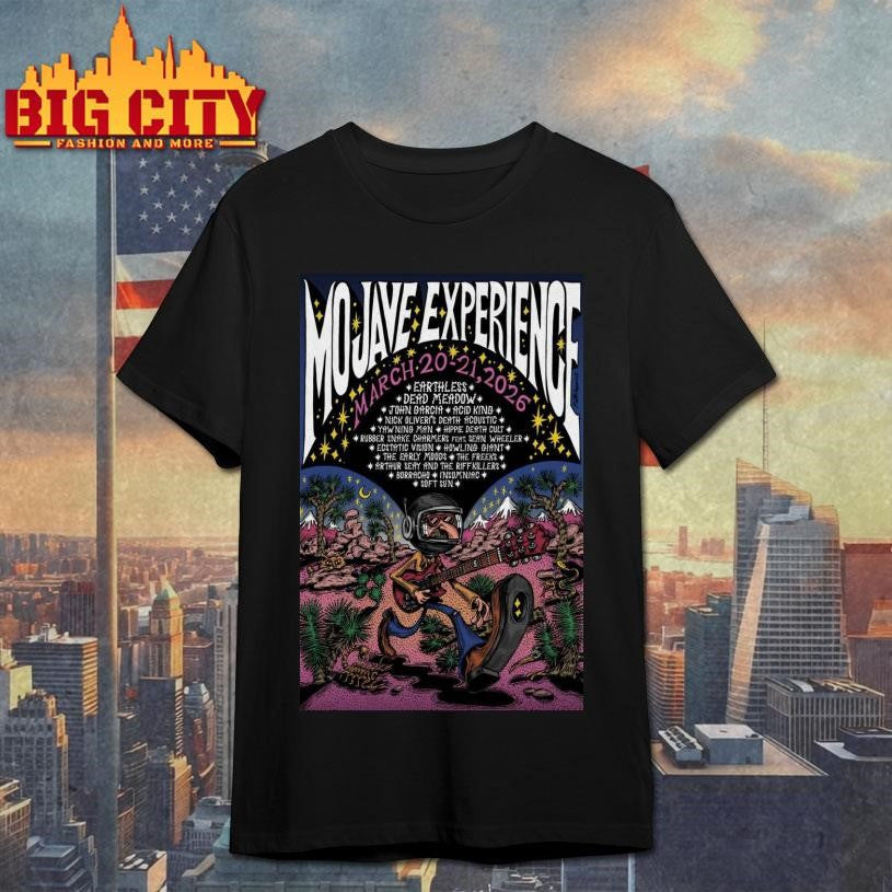 Mojave Experience 2026 Event Poster - Adult & Kids T-Shirts, Sweatshirts & Hoodies apparel design preview 1