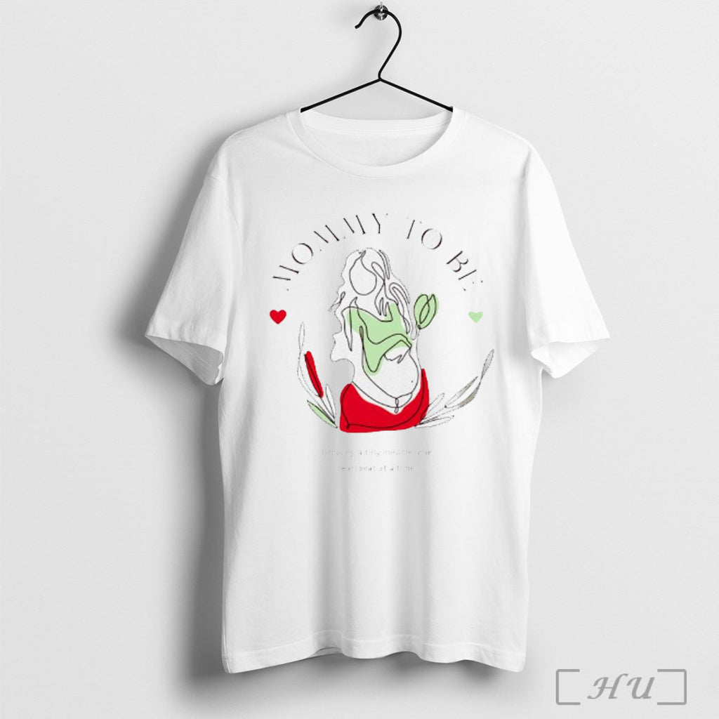 Mommy To Be Growing A Tiny Miracle - Adult & Kids T-Shirts, Sweatshirts & Hoodies apparel design preview 1